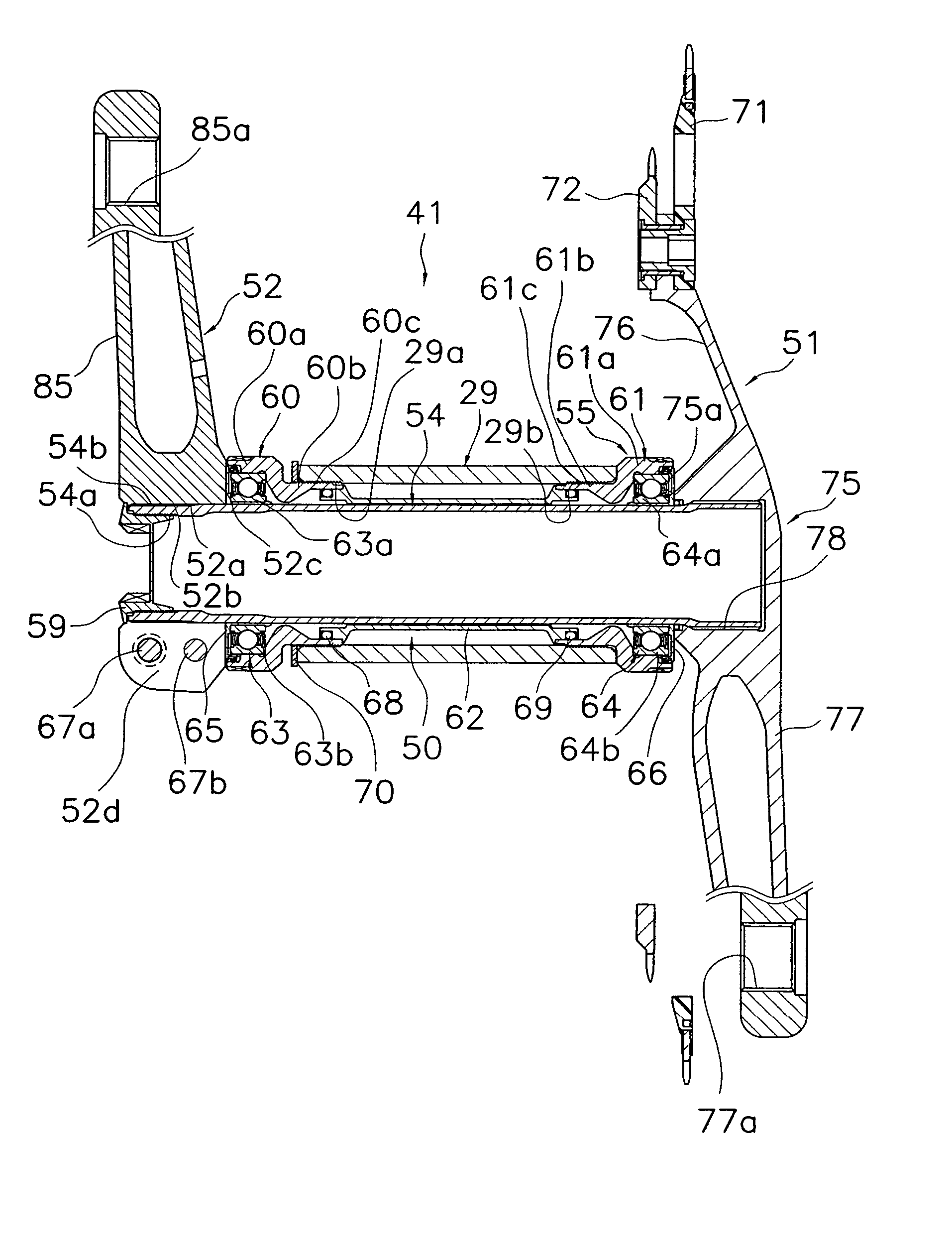 Bicycle crank axle bearing assembly