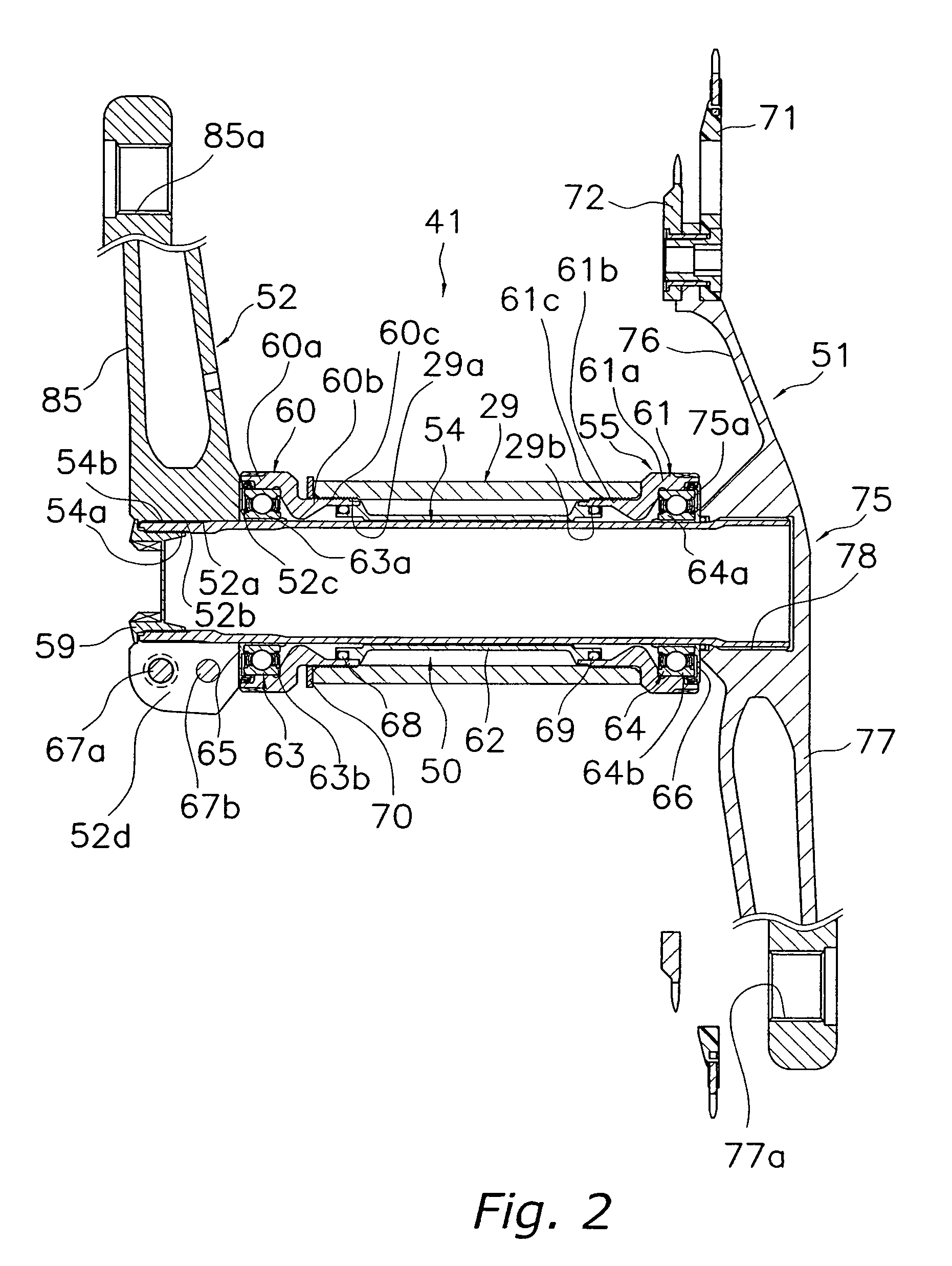 Bicycle crank axle bearing assembly