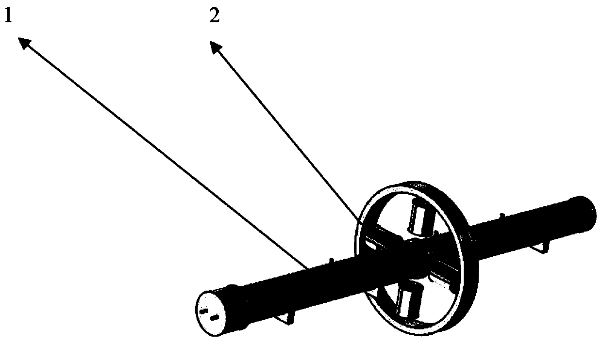 Acoustic measurement system with tunable radial magnetic field loading device