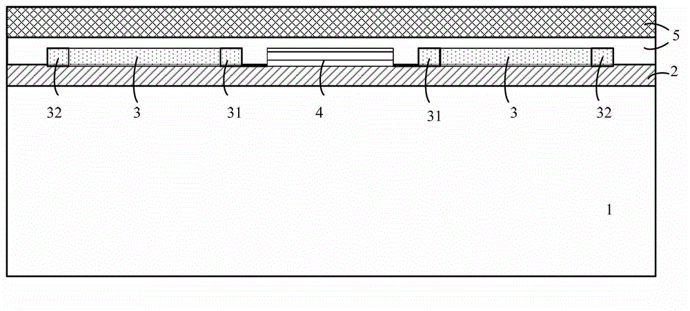 Micro machining method for bulk silicon for forming cavity structure of MEMS (micro-electromechanical systems) thermopile detector