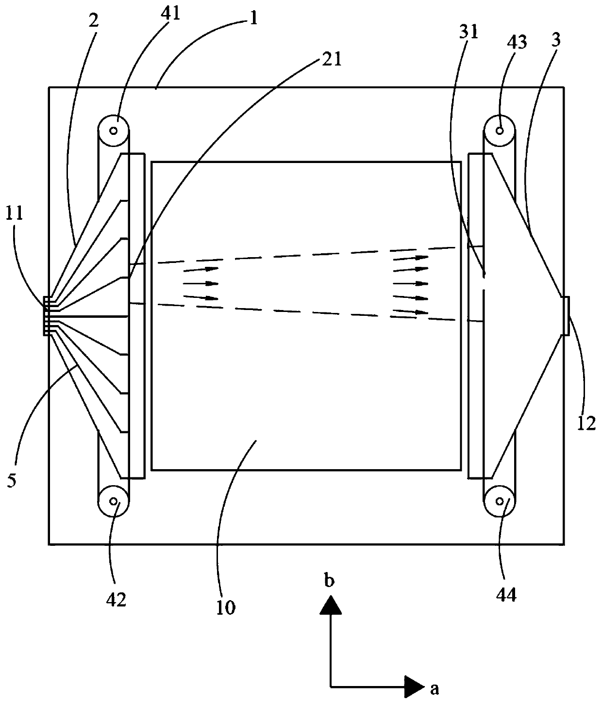 Convection device and convection method