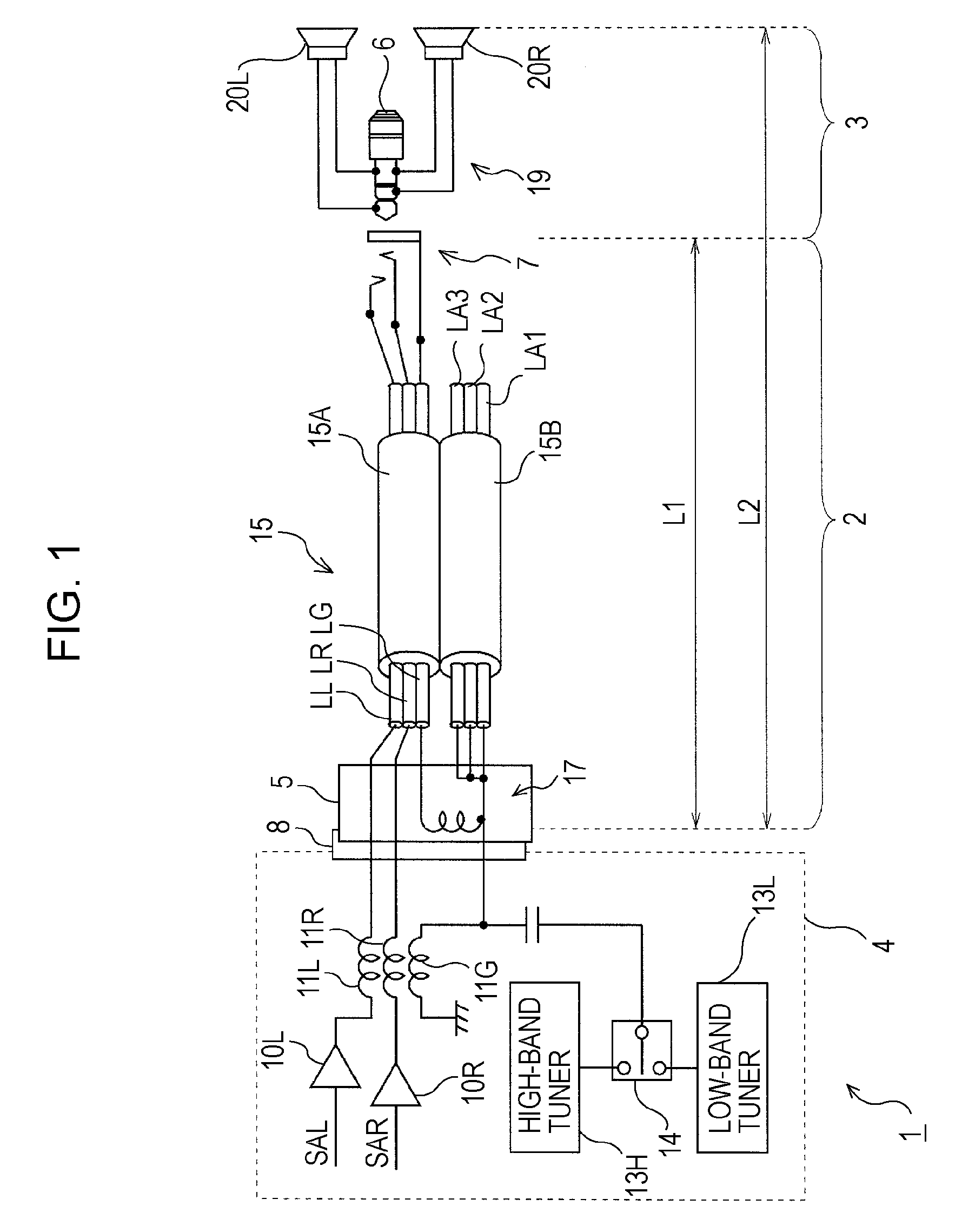 Reception device, antenna, and junction cable