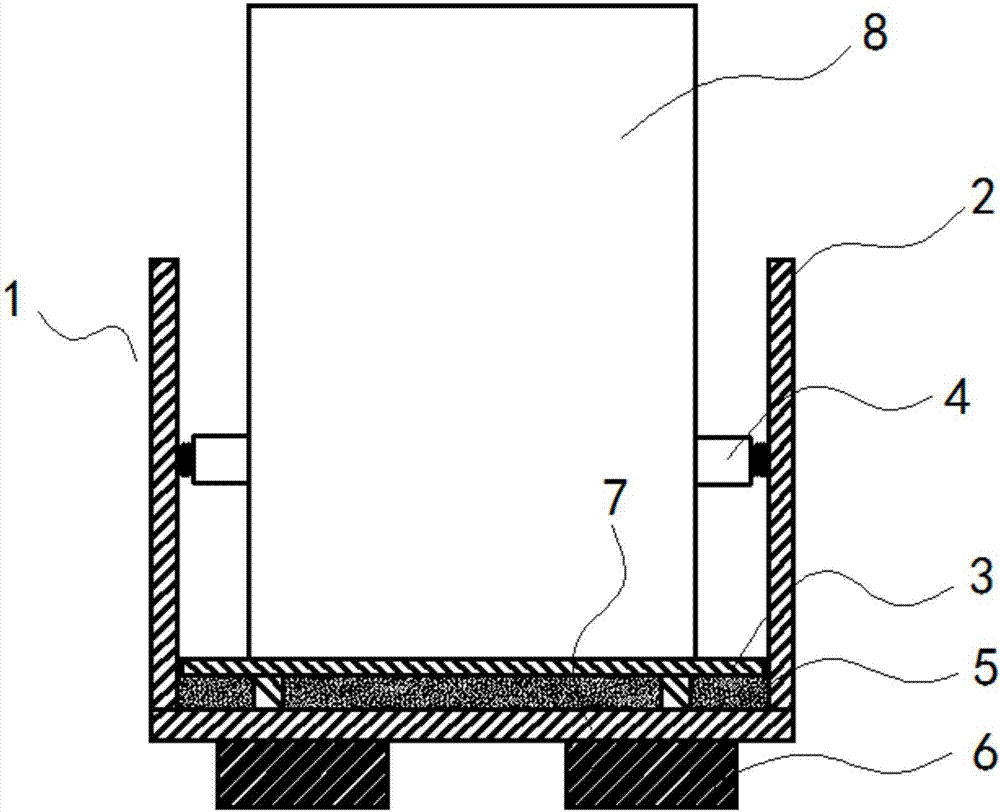 Damping device for small and medium-sized electromechanical equipment