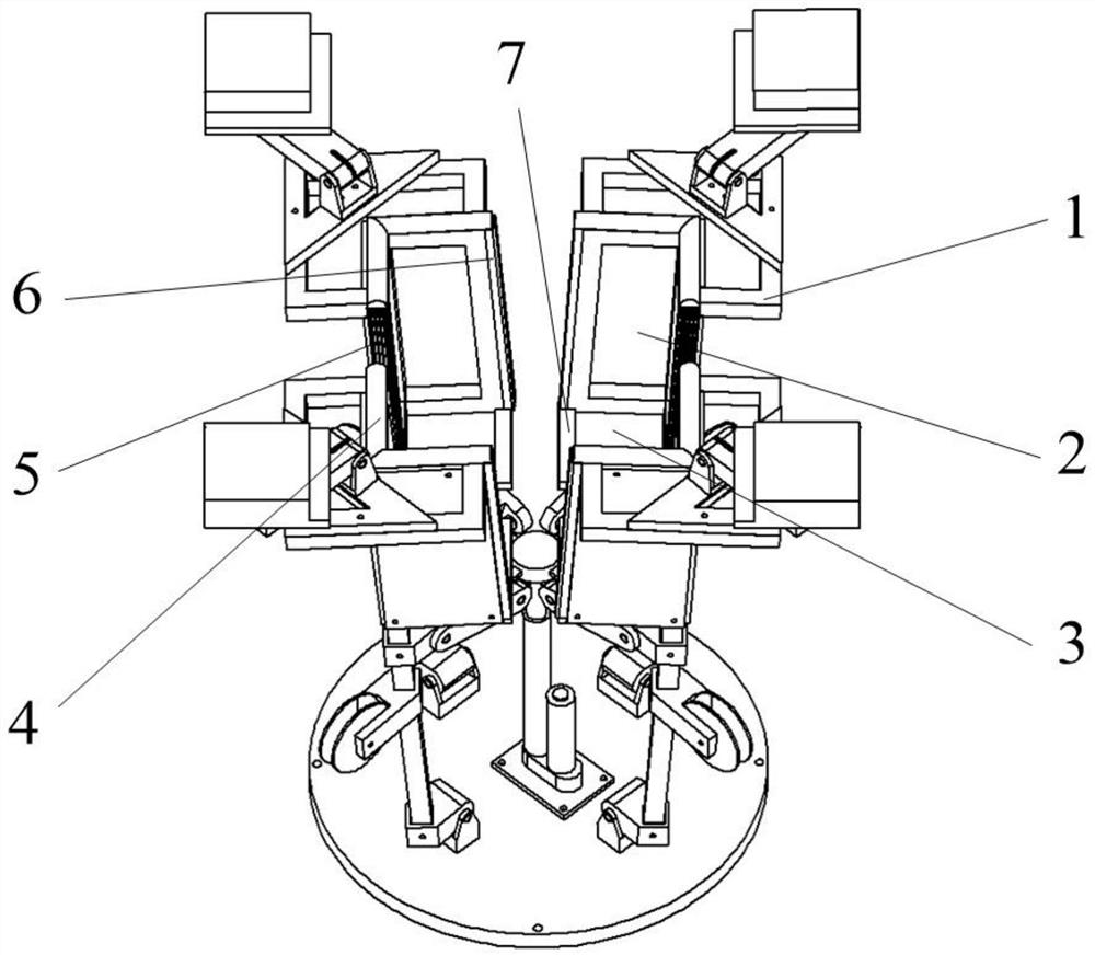 An integrated mechanical claw device for collecting and taking out combustible ice exploration