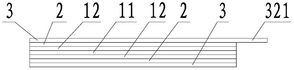 Two-sided conductive fabric adhesive tape and production technology thereof