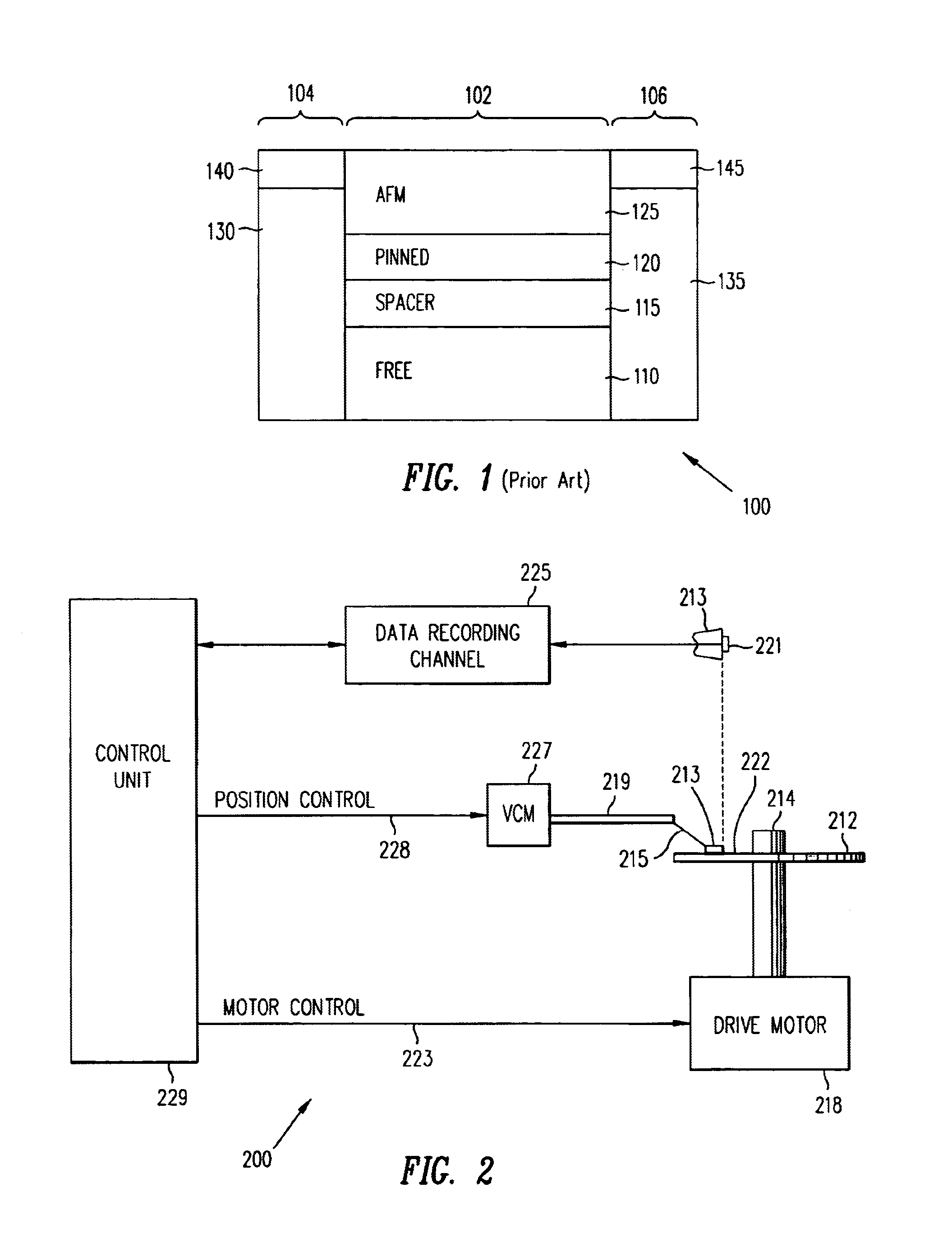 Self-pinned in-stack bias structure for magnetoresistive read heads