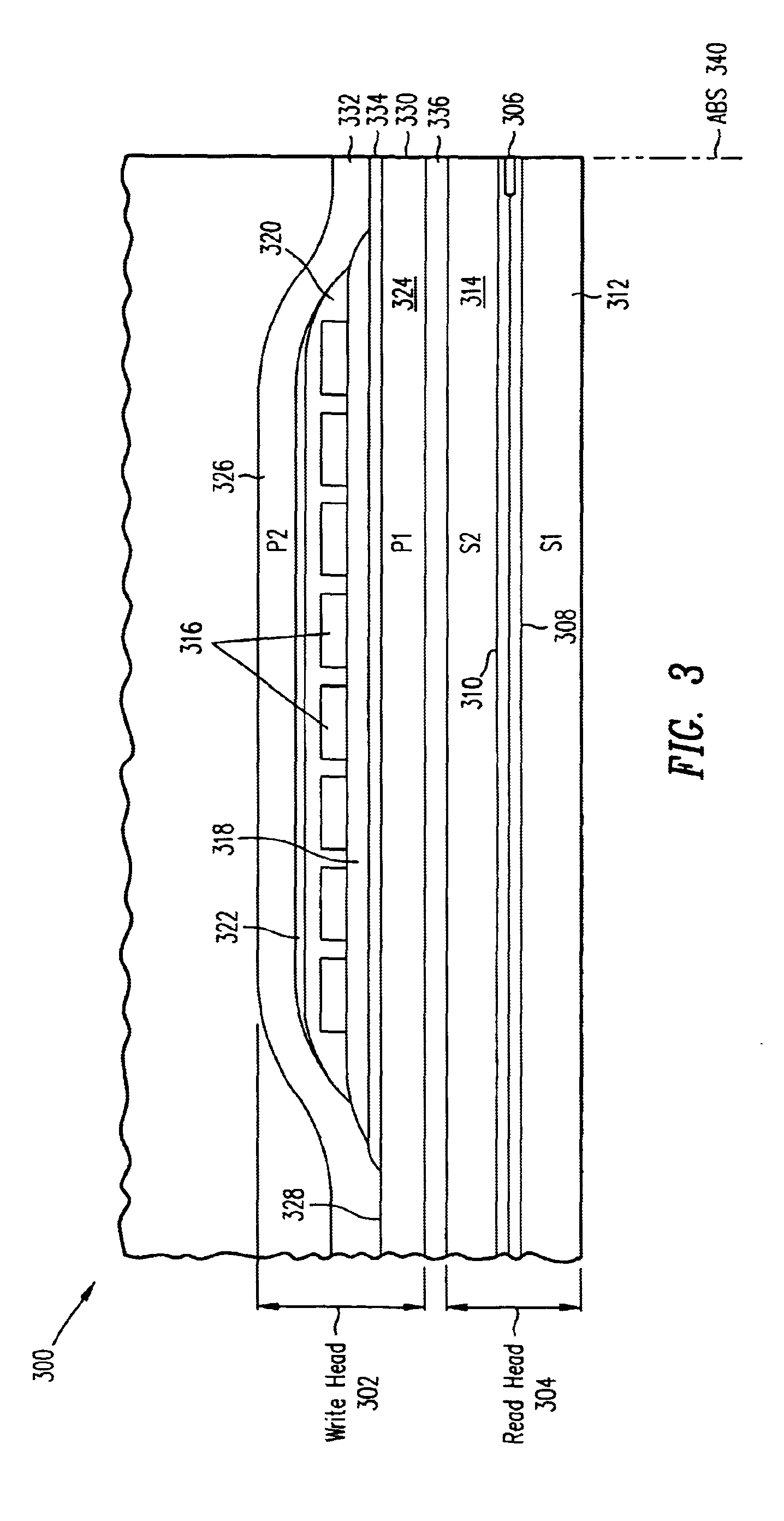 Self-pinned in-stack bias structure for magnetoresistive read heads