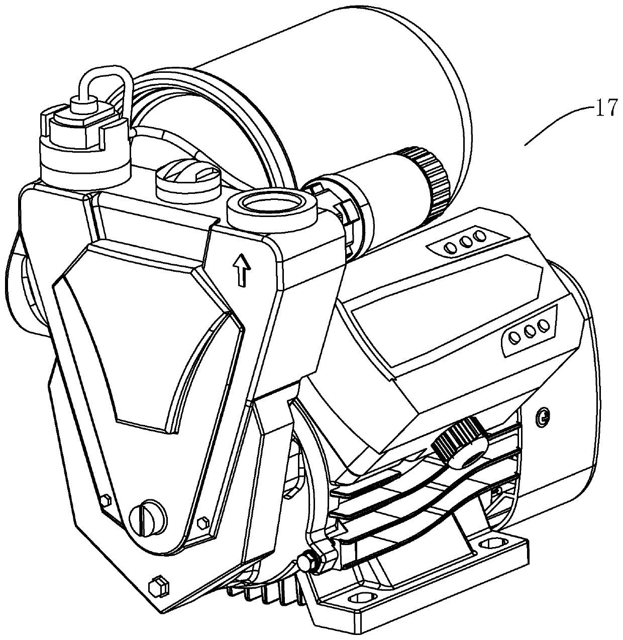 Self-priming pump control system