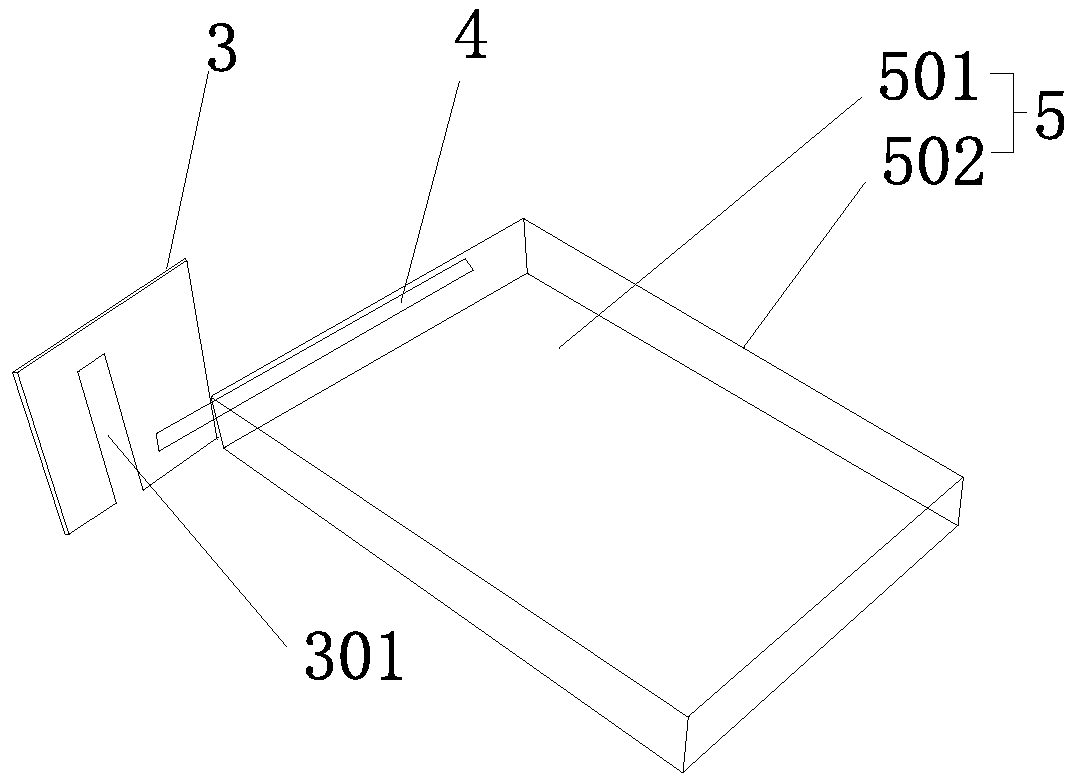 Welding spark receiving tray