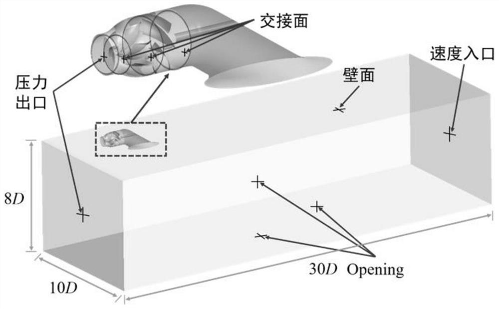 Method for acquiring cavitation flow field of water-jet propeller