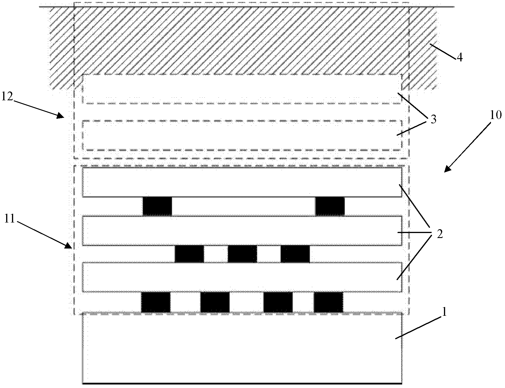 Wafer structure for reducing damage of wafer cutting stress and layout design method