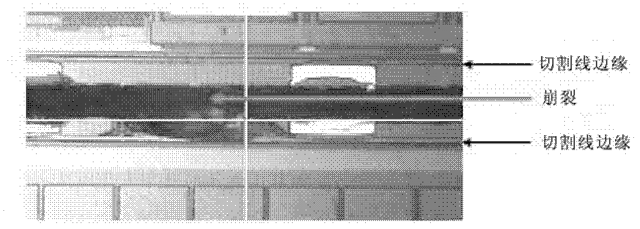 Wafer structure for reducing damage of wafer cutting stress and layout design method