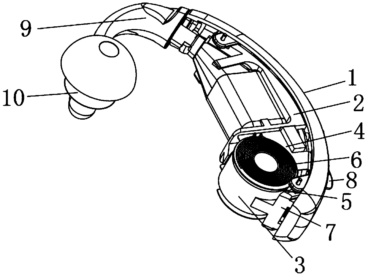 Wireless charging hearing aid