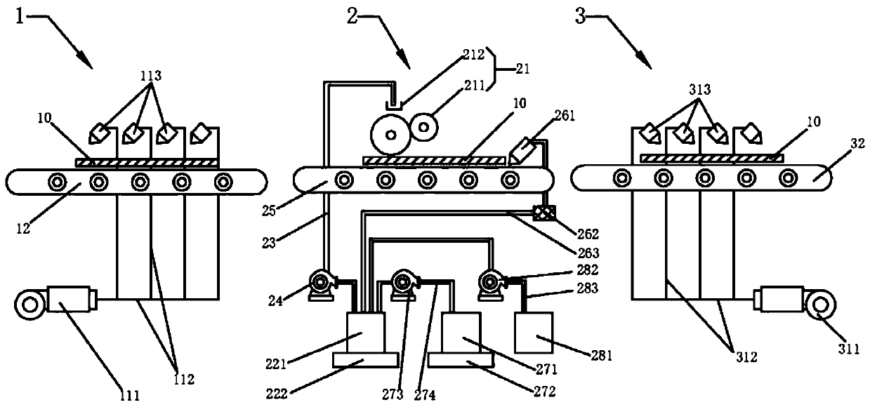 Preheating method and equipment for coated glass production