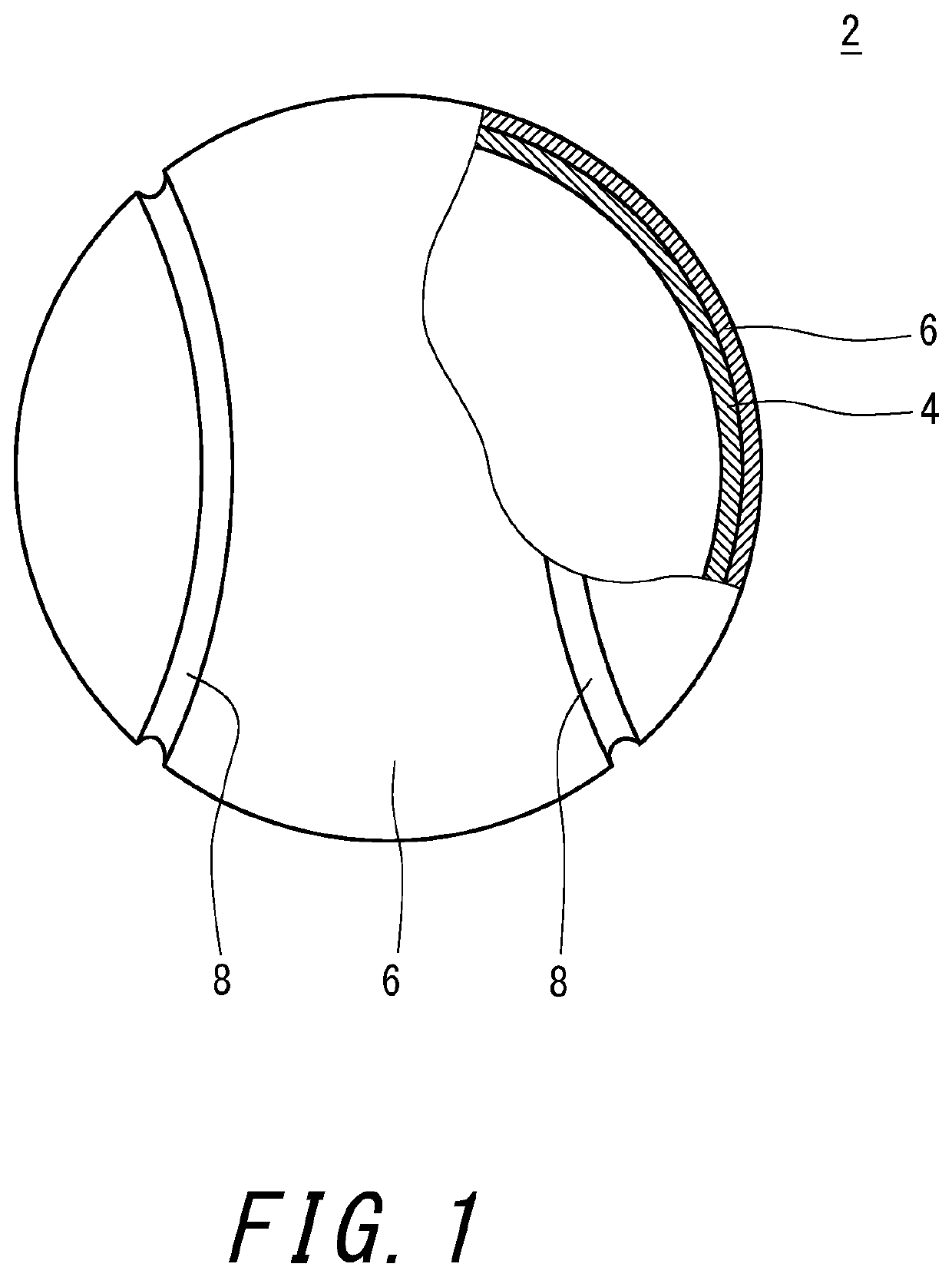 Adhesive for tennis ball