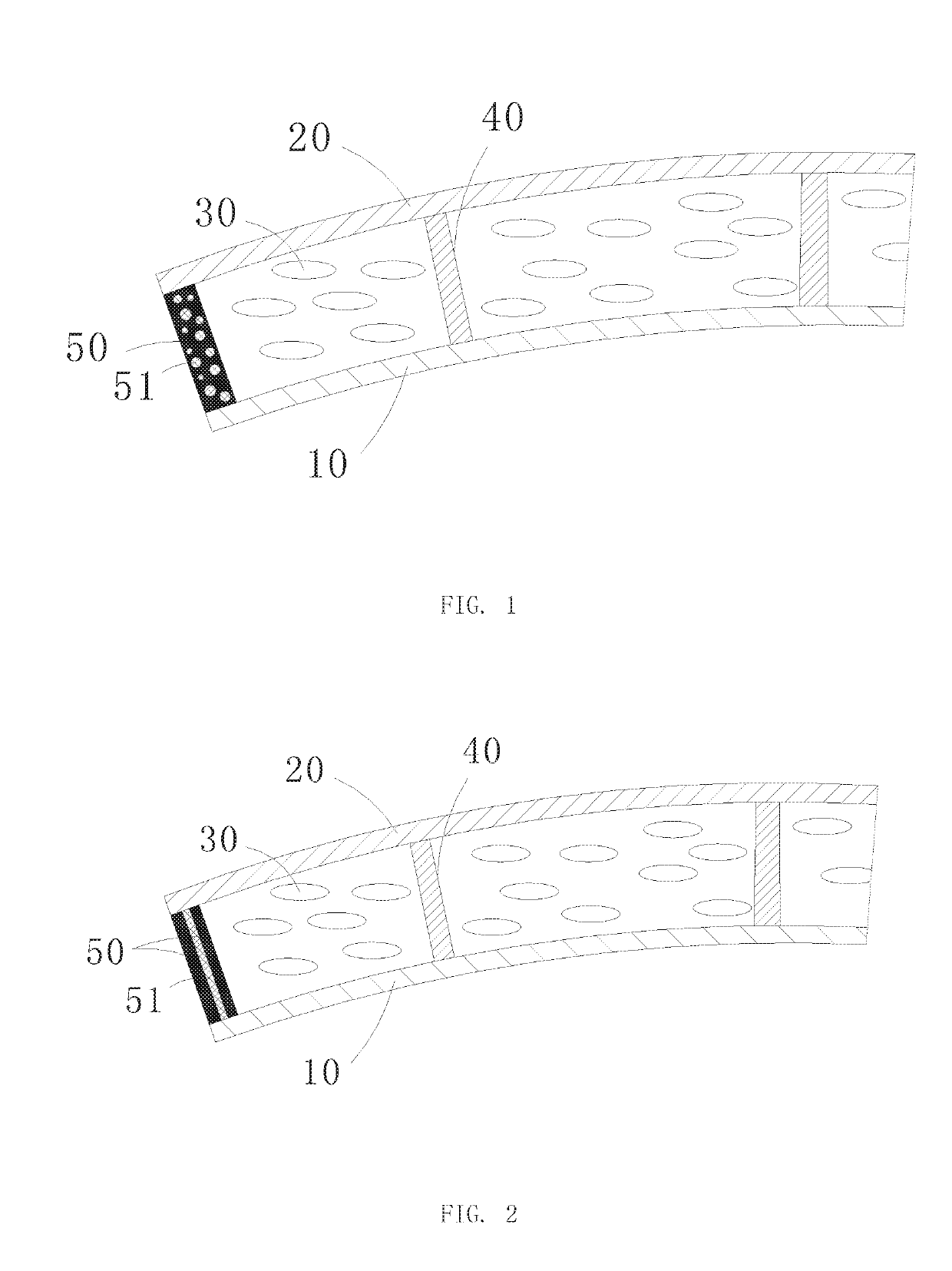 Flexible liquid crystal display panel and method of making the same