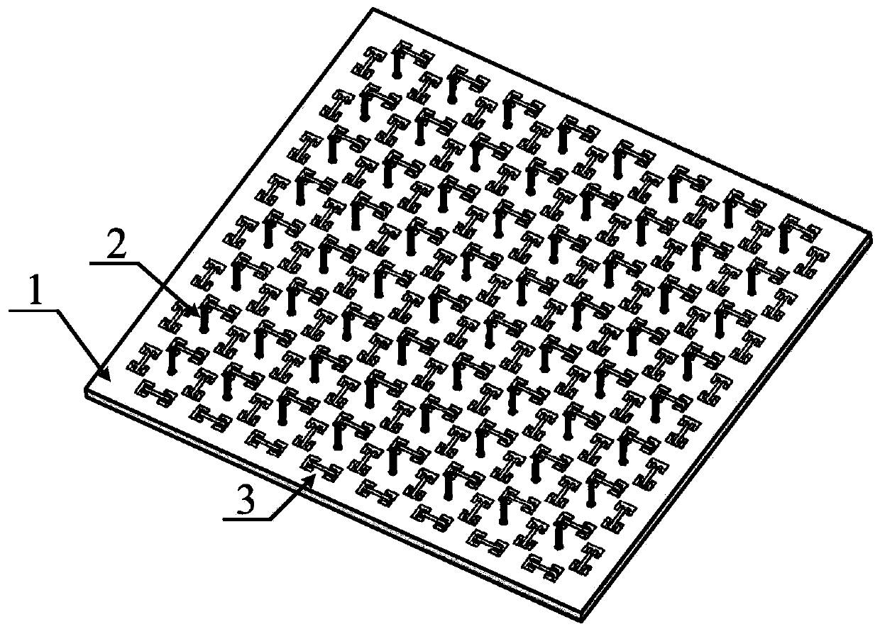 Omnidirectional scanning monopole end-fire array antenna of horizontal beam