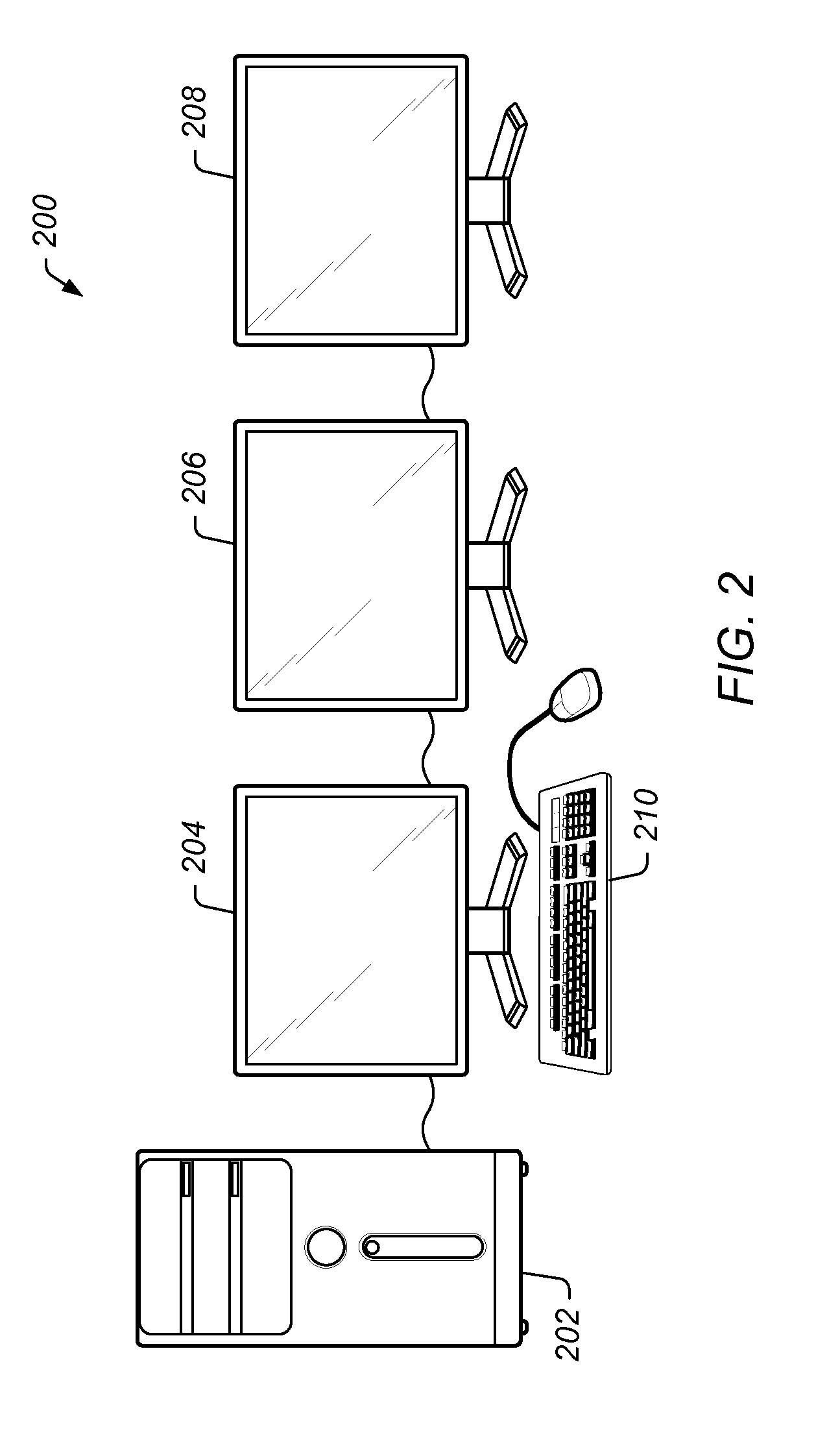 Monitor chaining and docking mechanism