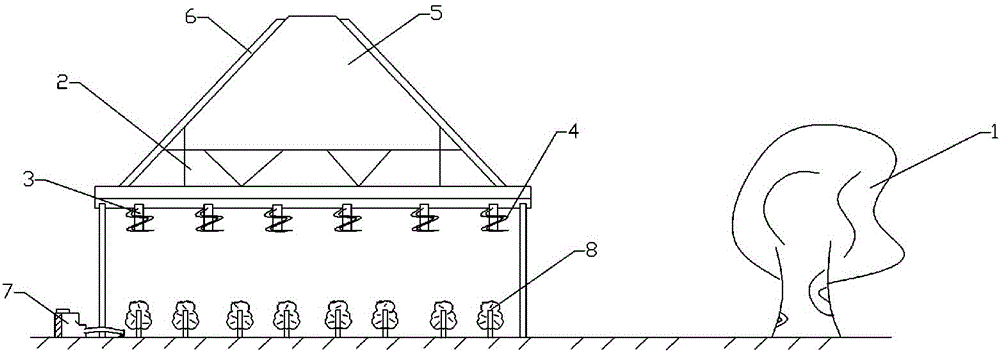 Planting method of rosa roxbunghii