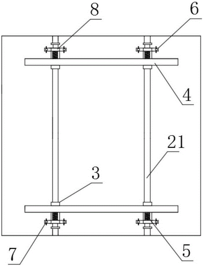 Right-angled rail-type assembly platform for steel structures