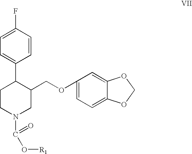 Preparation of paroxetine involving novel intermediates