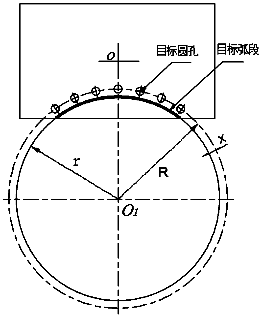 Calibration device and calibration method for arc-shaped infrared target simulator