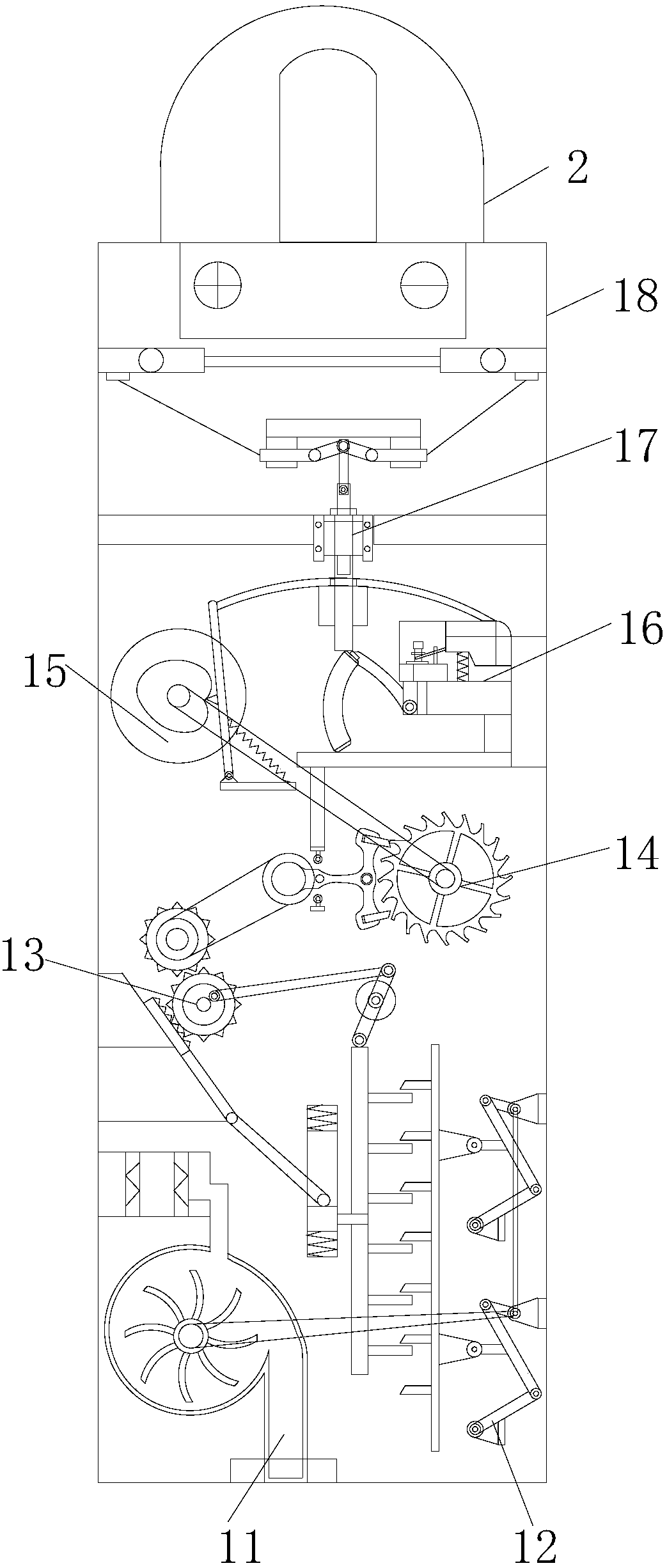 Pipeline leaking automatic monitoring and alarming device