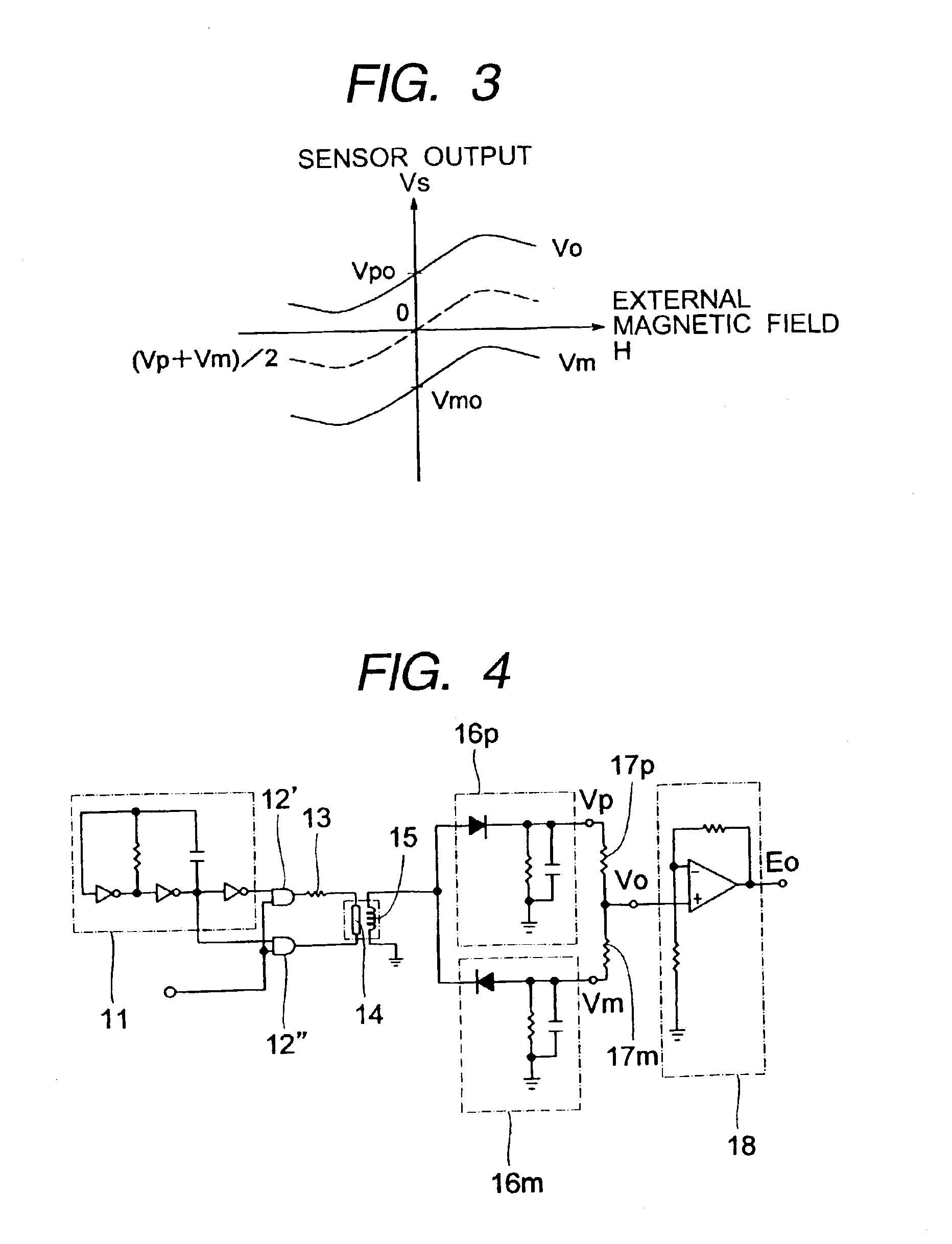 Magnetic field detection circuit using magnetic impedance device