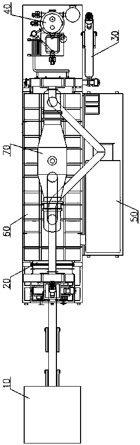 Control method for carbonization system in biomass external thermal method thermal carbon co-production system