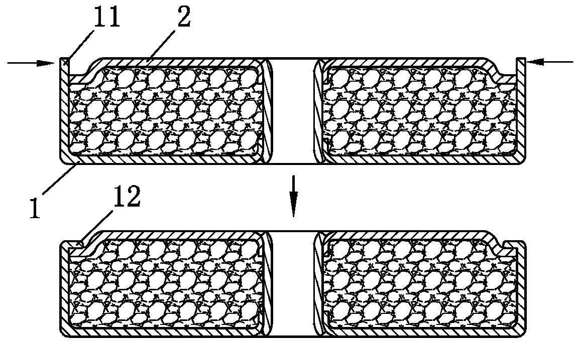 Dumbbell piece packaging device