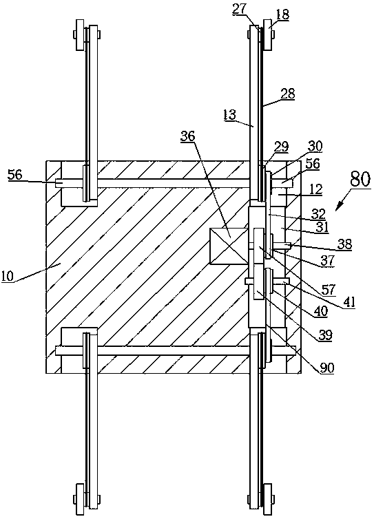 Dredging device for industrial drainage pipeline