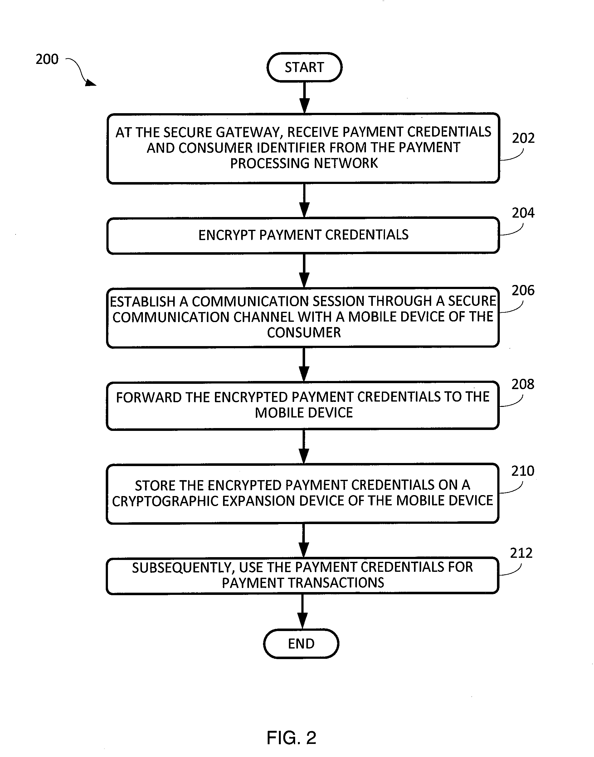 Issuing and storing of payment credentials
