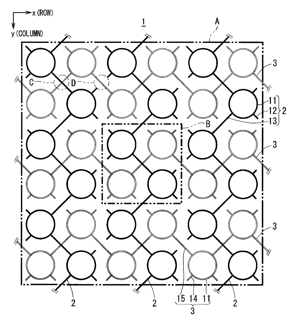 Touch screen, touch panel, display device and electronic device