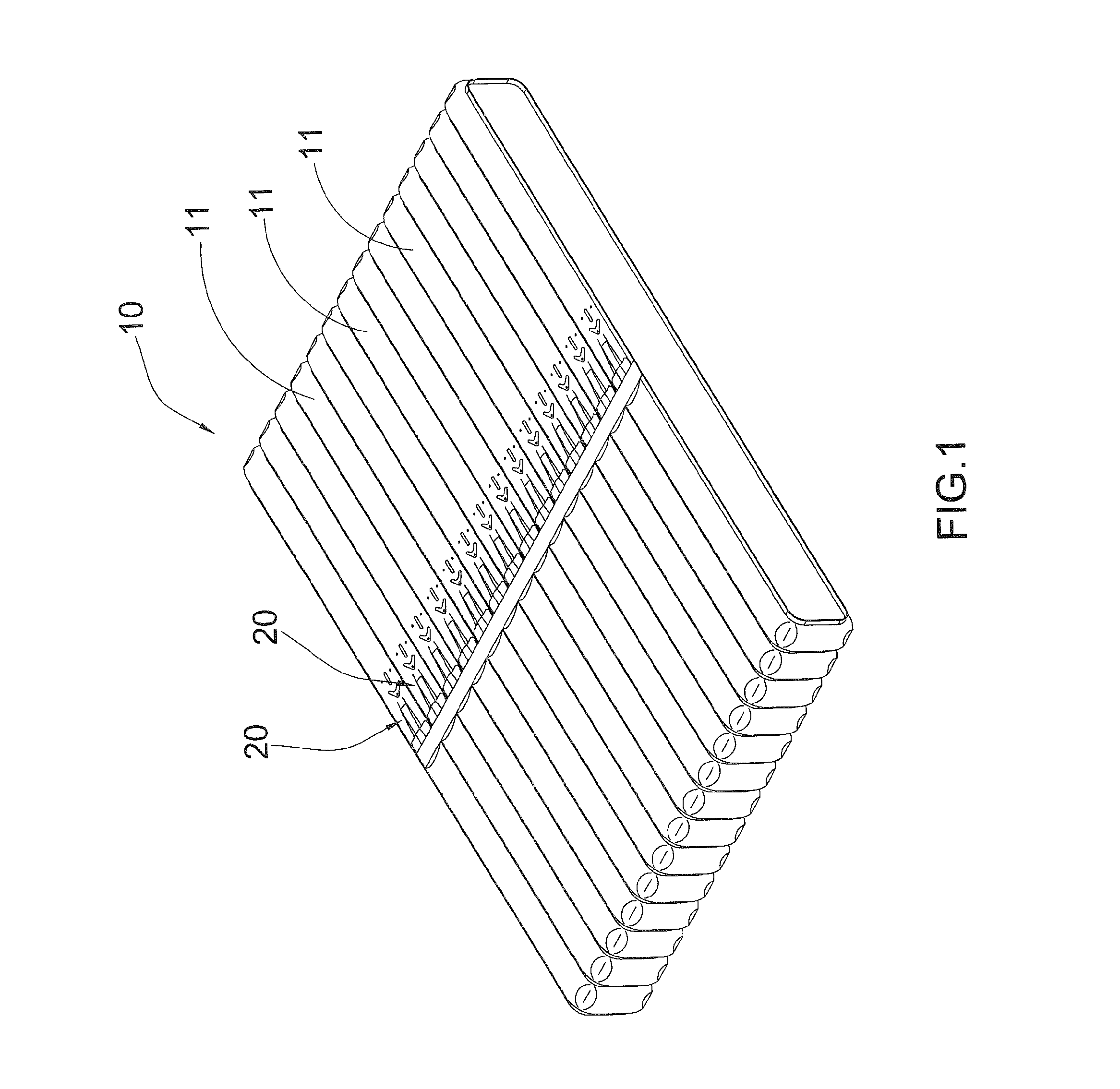 Air Bag Packaging Arrangement and Self-Adhesive Checking Valve thereof