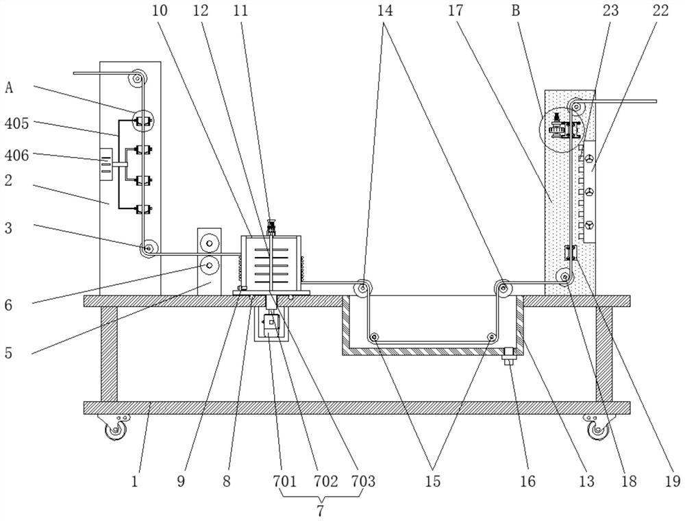 Efficient dedusting, cooling and air-drying integrated equipment for cable processing