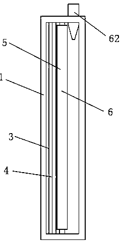 Novel elevator billboard convenient to disassemble and assemble