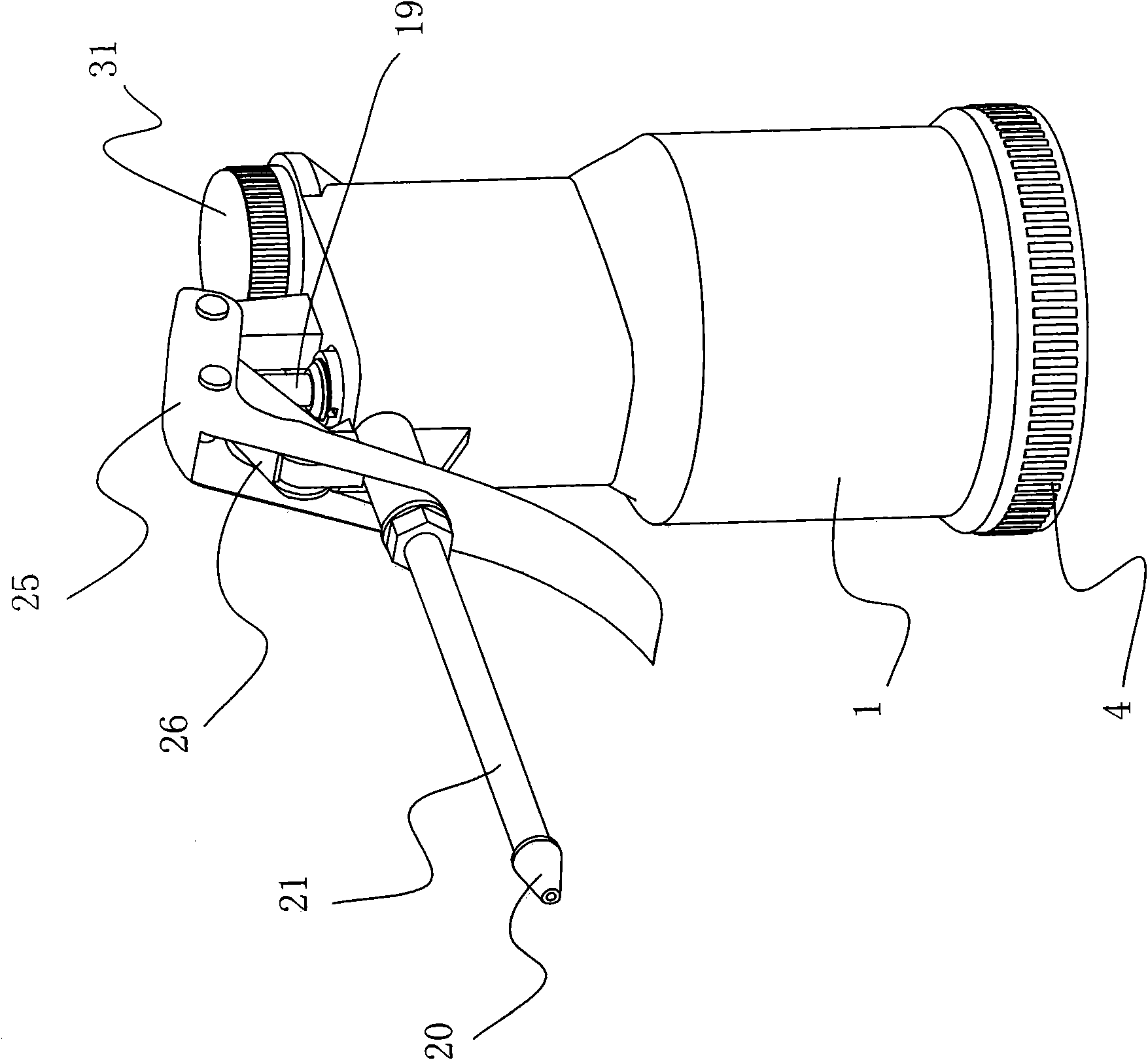 Submarine high-pressure oil gun