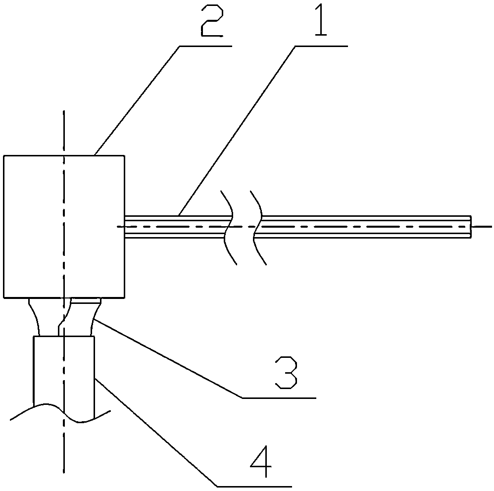 Special wrench for removing anchor bits