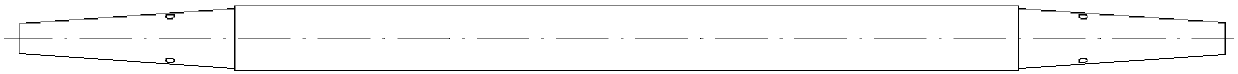 High-performance carbon fiber composite piston rod and preparation method thereof