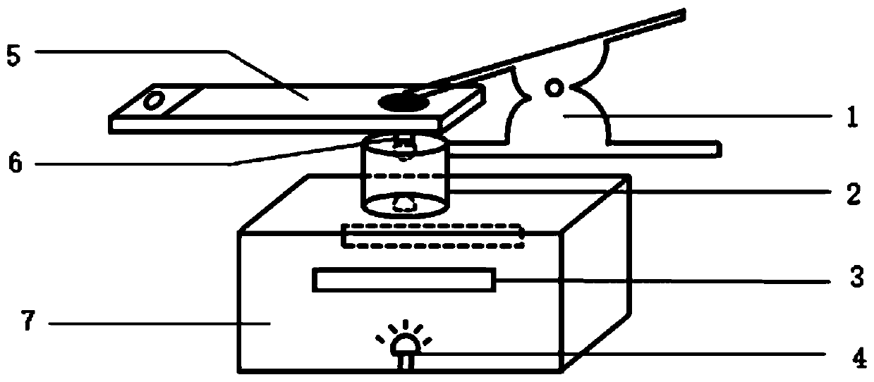 Double-lens microscopic system with ultra-short focal length