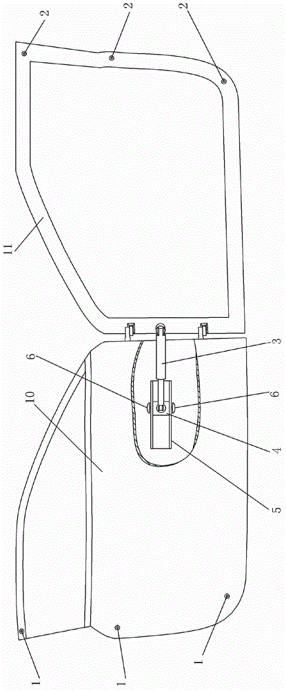 Automatic automobile door system capable of preventing hurt caused by clipping