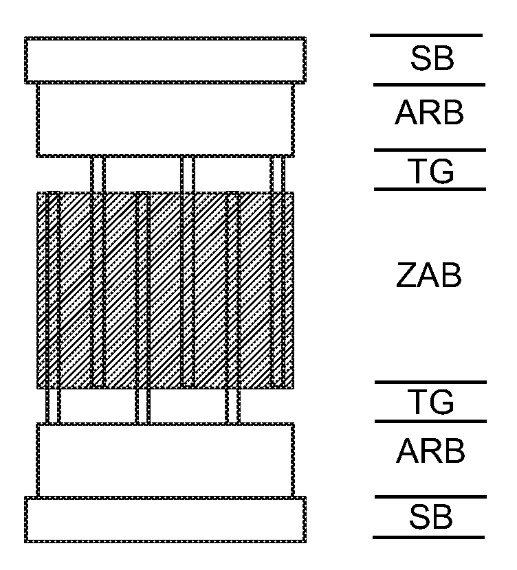 Electroacoustic Transducer having Reduced Losses due to Transverse Emission and Improved Performance due to Suppression of Transverse Modes