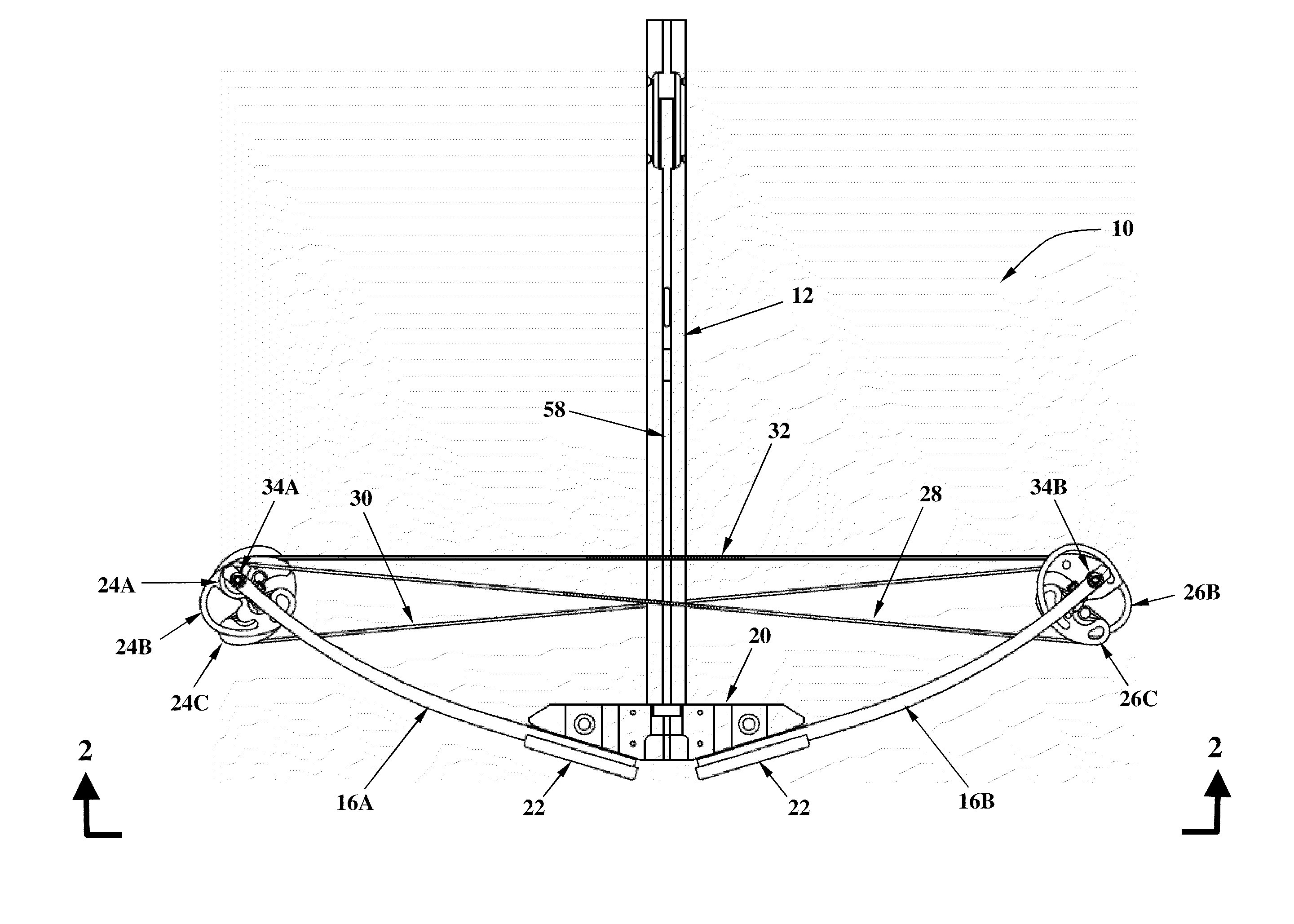 Compound archery crossbow