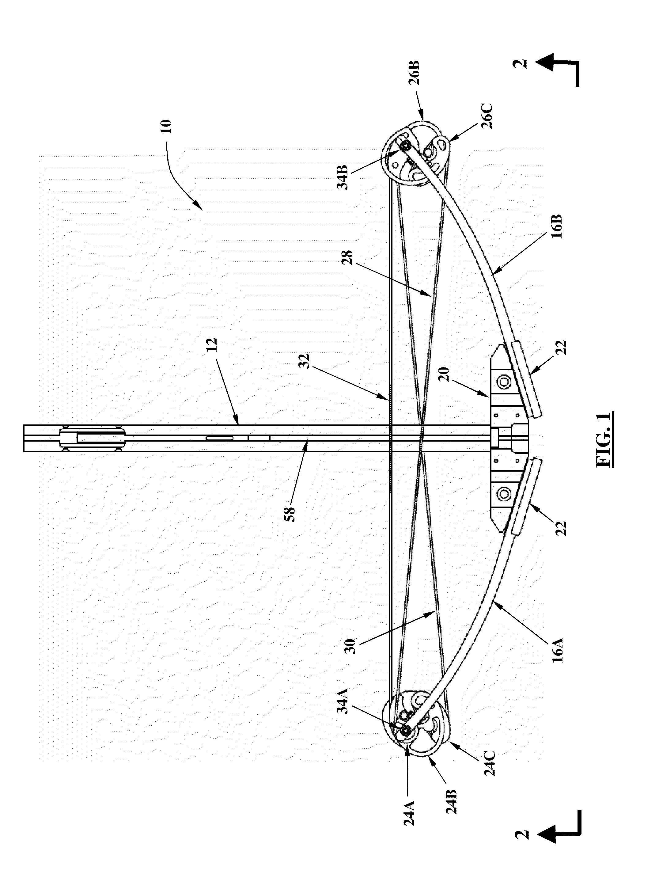 Compound archery crossbow