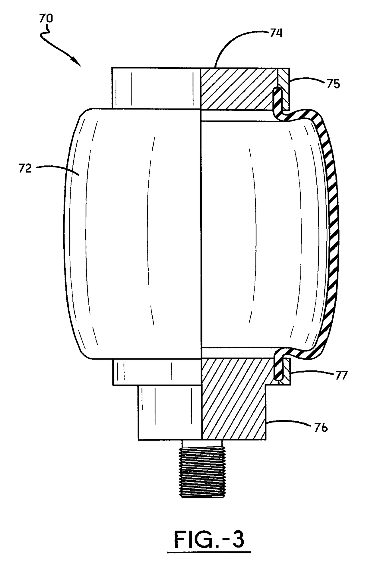 Air springs with improved high temperature performance