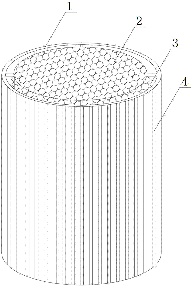 A combined biological filler of Raschig rings and porous media