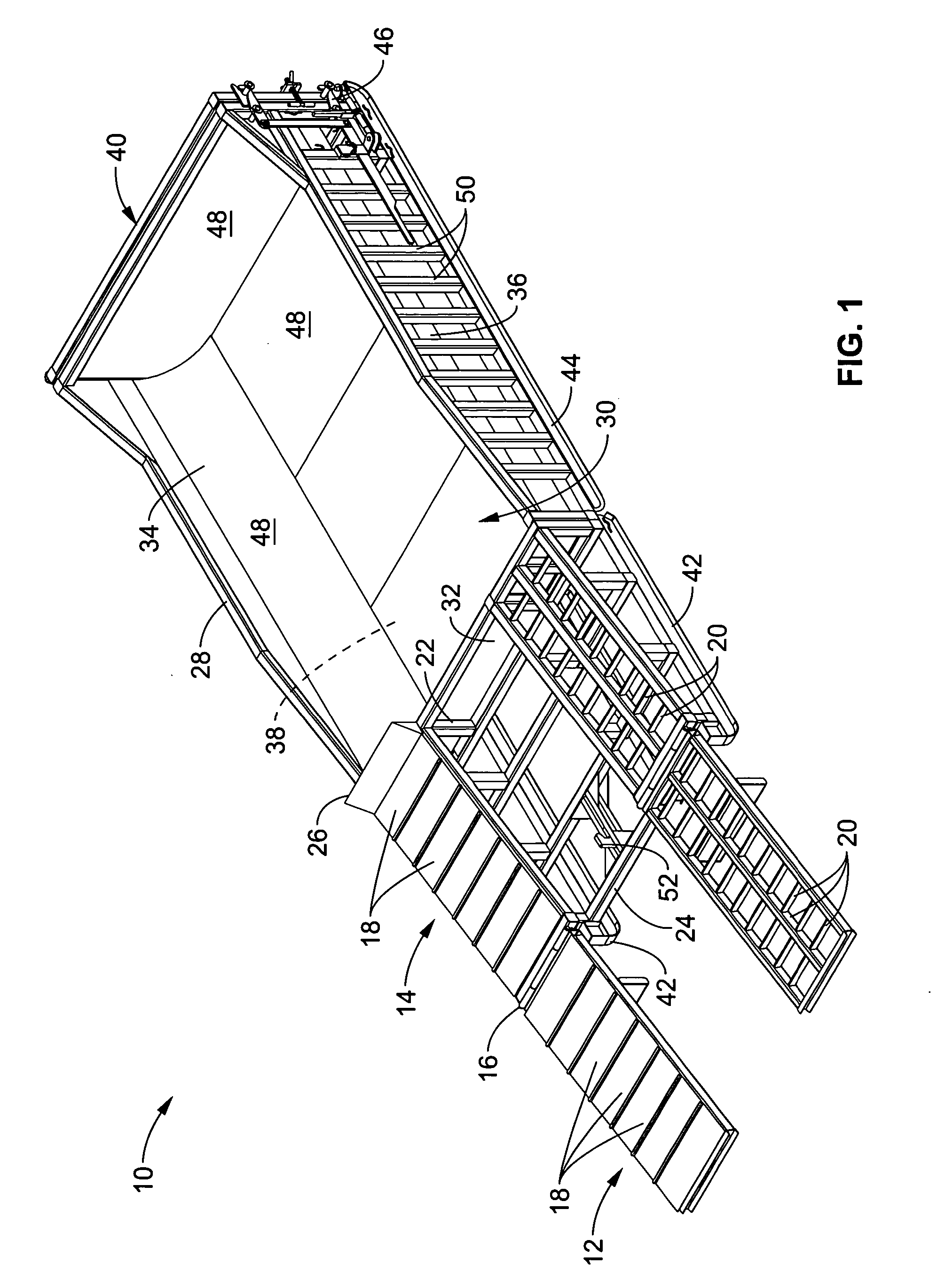 Concrete washout container