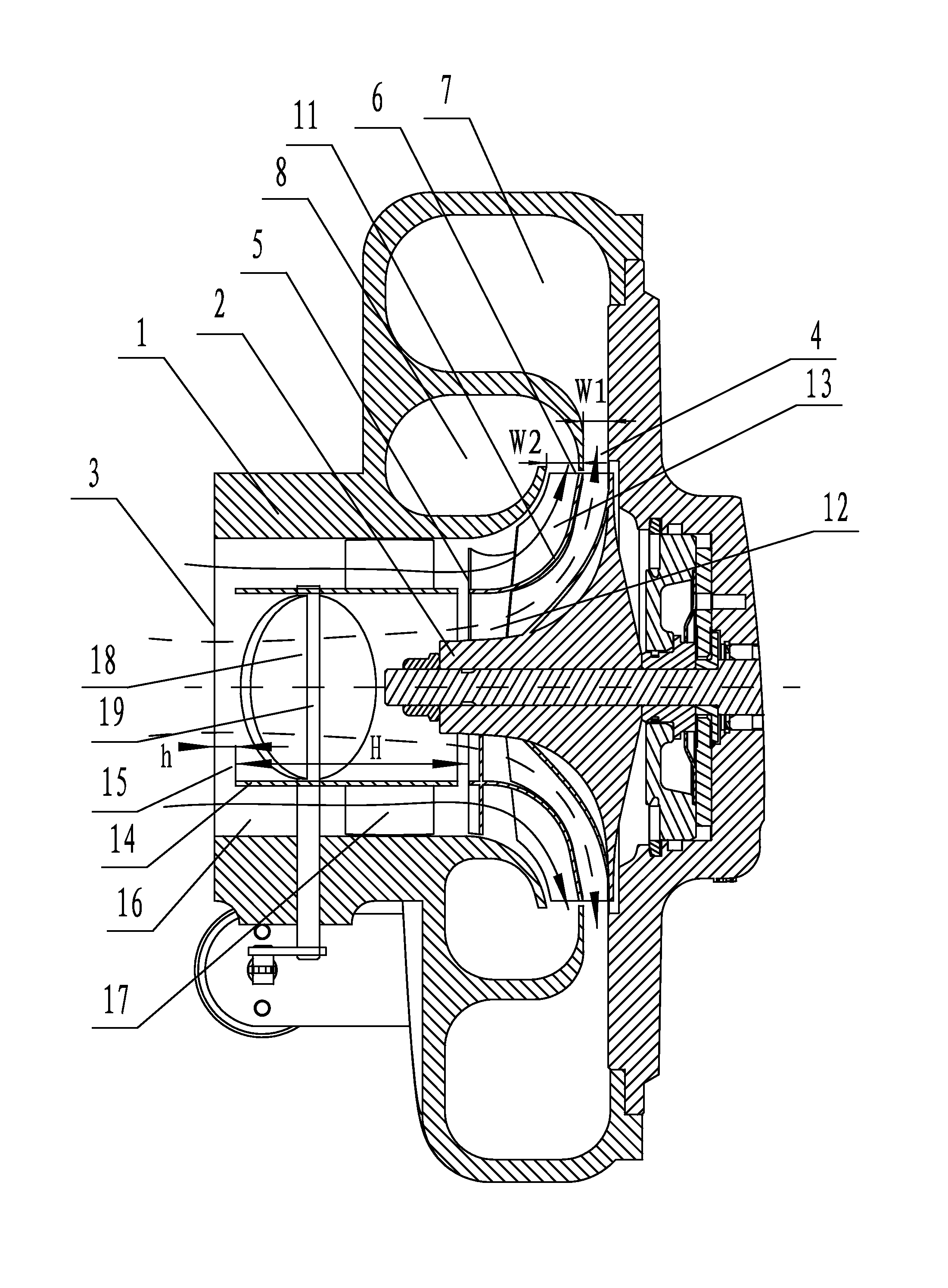 Compressor of turbocharger