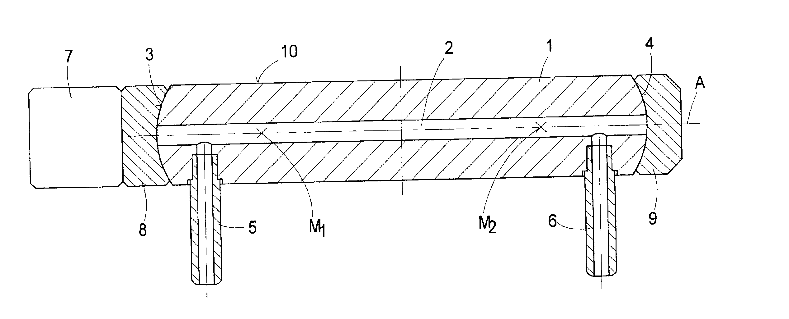 Gas sample vessel for a gas analyzer