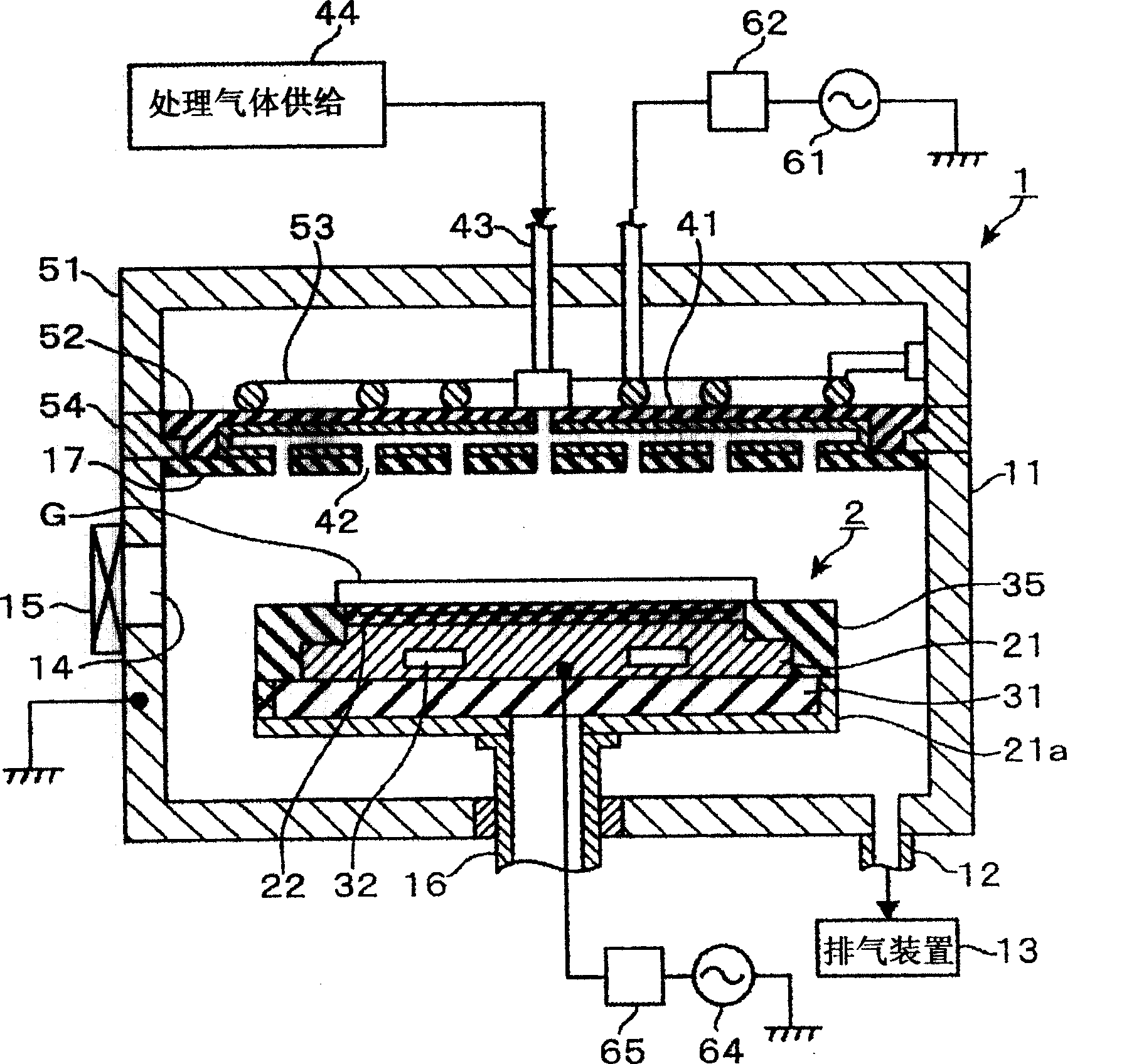 Vacuum processing device, diagnostic method for static electricity chuck and storing medium